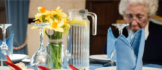Dining at Hampton Grange